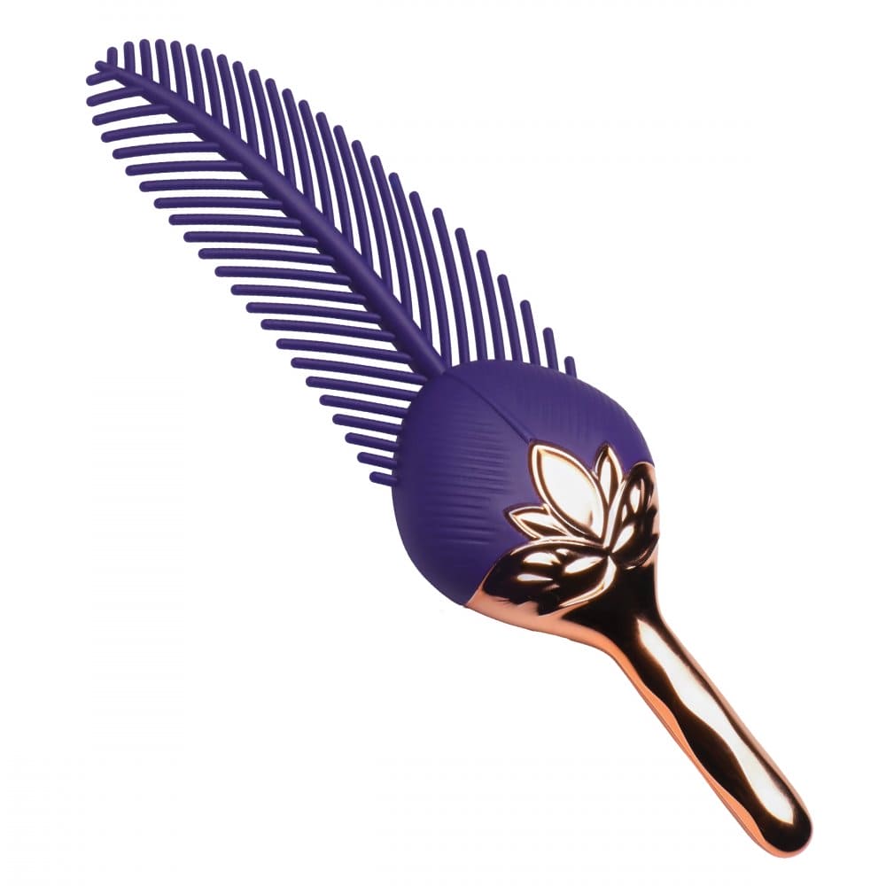 Master Series® The Tickler Vibrating Silicone Feather Tickler - Rolik®