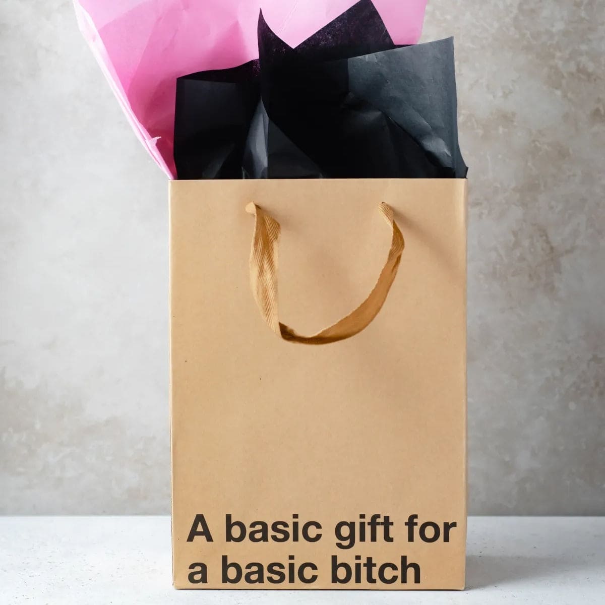 Wood Rocket™ Snarky Gift Bags "A Basic Gift" 3-Pack - Rolik®