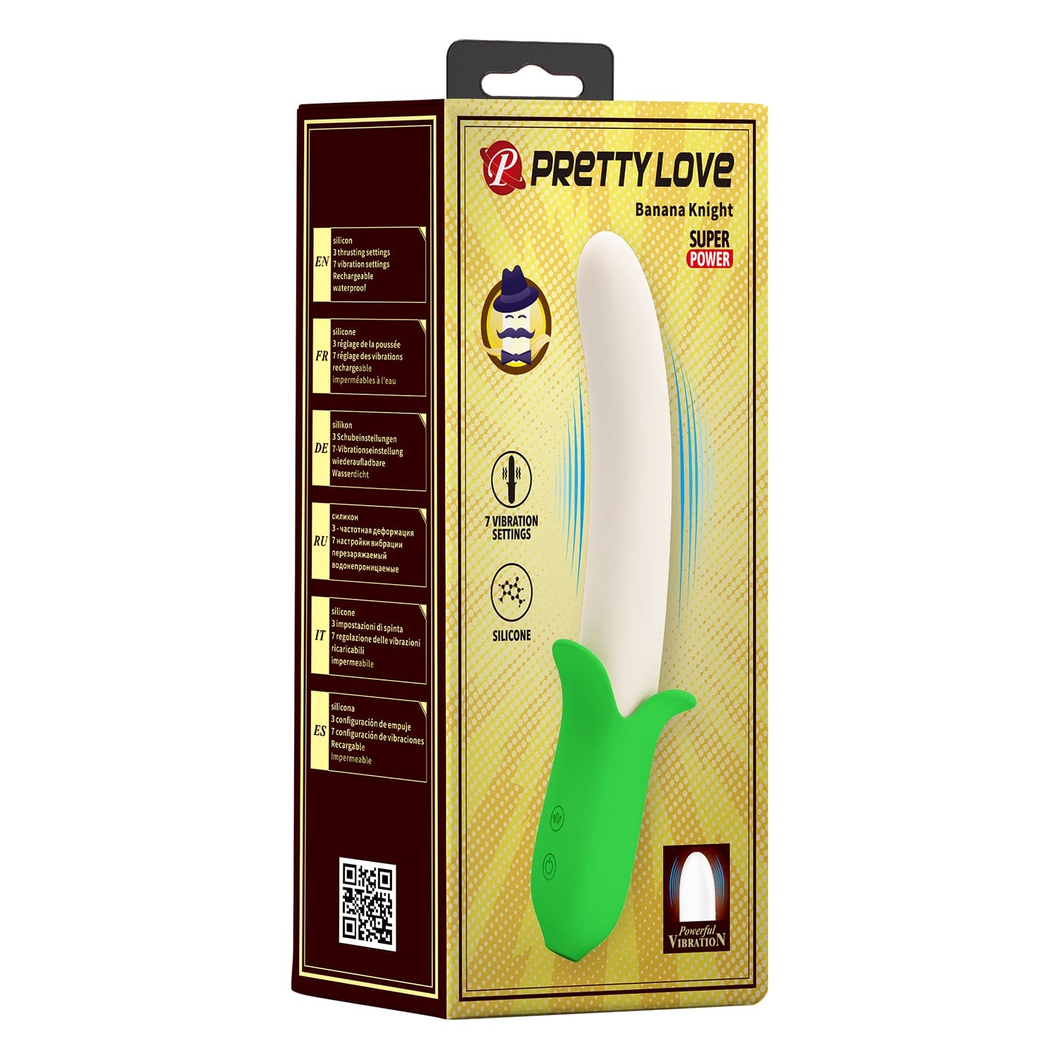 Pretty Love Banana Knight Vibrator - Rolik®