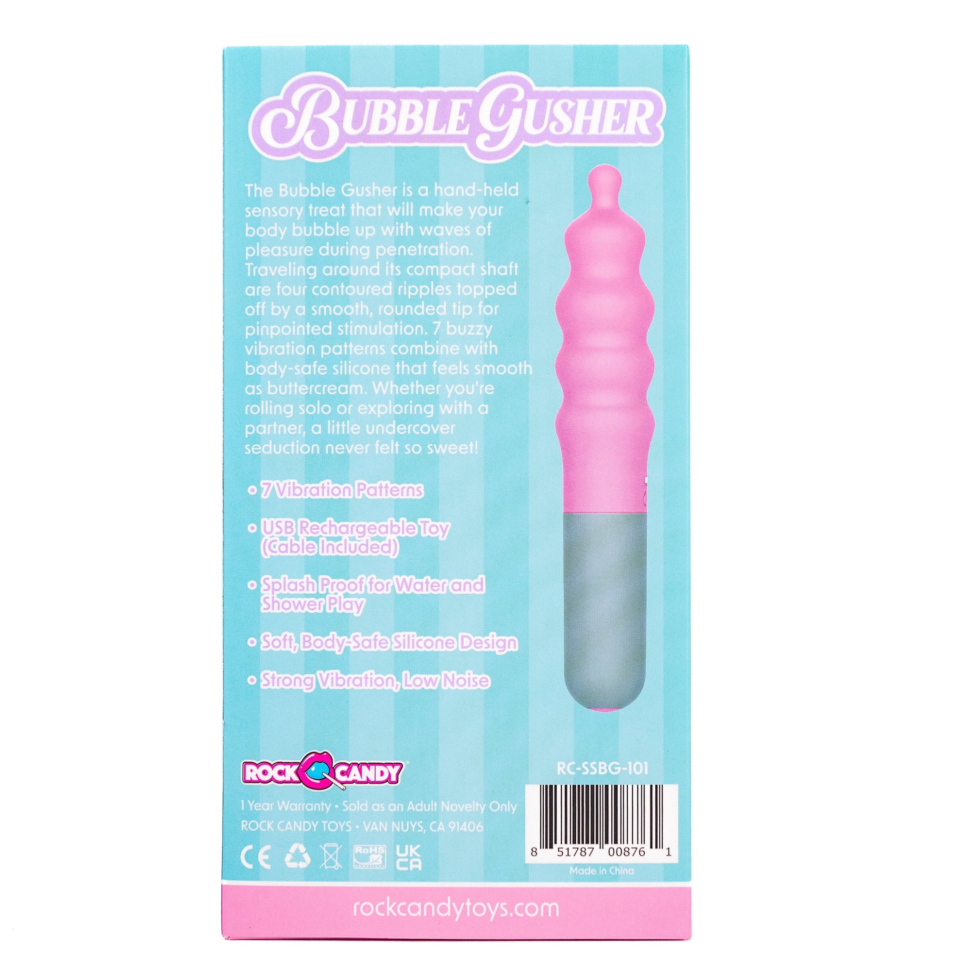 Rock Candy Toys® Sweet Stash Bubble Gusher Vibrator - Rolik®