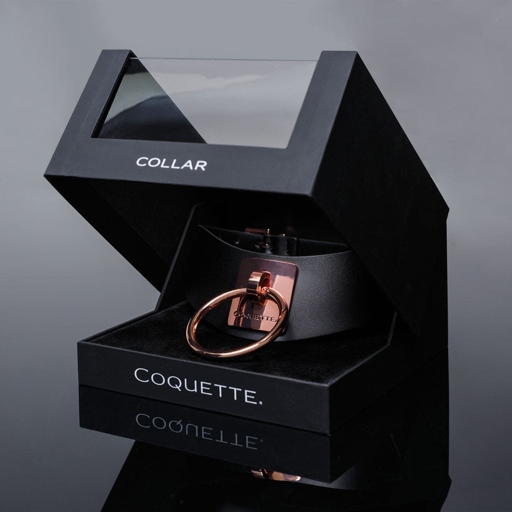 Coquette® Pleasure Collection Adjustable Collar Black - Rolik®
