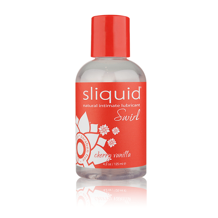 Sliquid® Swirl Naturals Flavored Water-Based Lube Cherry Vanilla - Rolik®
