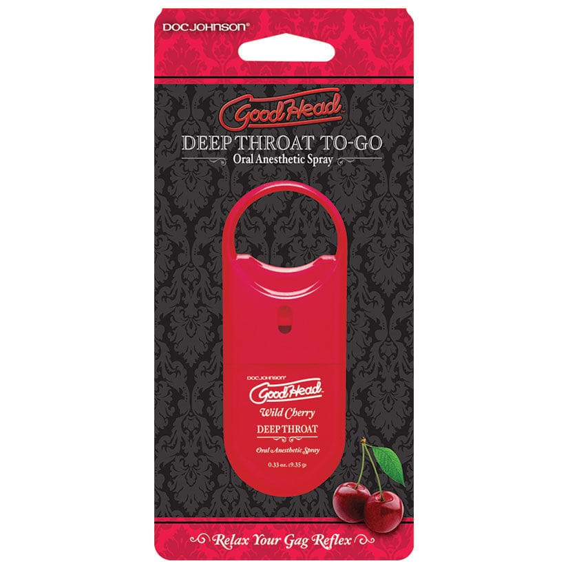 Doc Johnson® GoodHead™ Deep Throat To-Go Spray Cherry - Rolik®