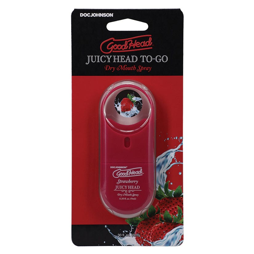 Doc Johnson® Goodhead™ Juicy Head To-Go Dry Mouth Spray Strawberry - Rolik®