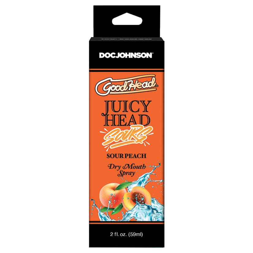 Doc Johnson® GoodHead™ Juicy Head Sours Dry Mouth Spray Sour Peach - Rolik®
