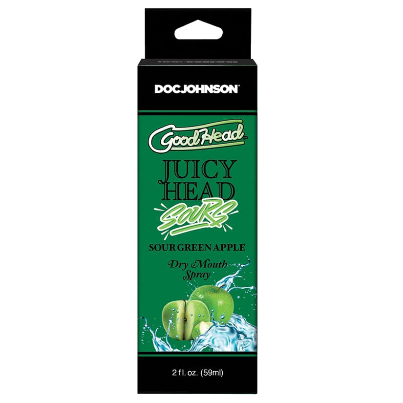 Doc Johnson® GoodHead™ Juicy Head Sours Dry Mouth Spray Sour Green Apple - Rolik®