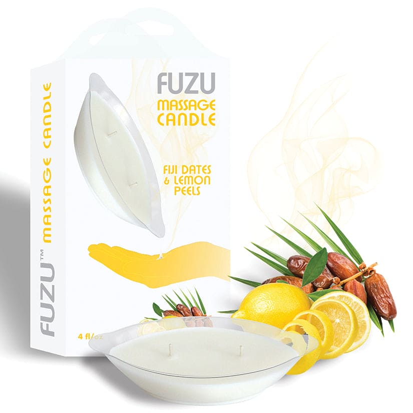 Fuzu™ Massage Candle Fiji Dates & Lemon Peels - Rolik®