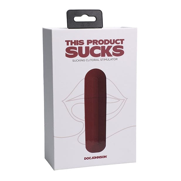Doc Johnson® This Product Sucks Lipstick Suction Clitoral Stimulator Red - Rolik®