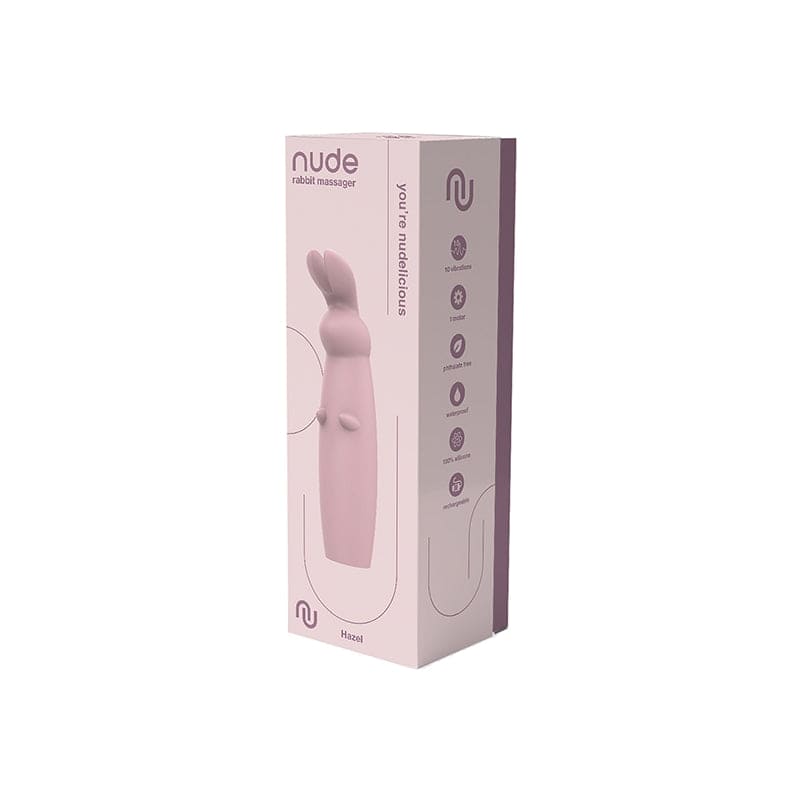 nude Hazel Rechargeable Rabbit Vibrator - Rolik®