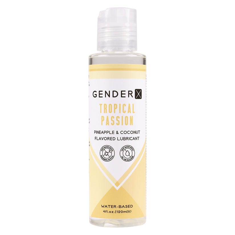 Gender X Flavored Water-Based Lube Tropical Passion 4oz - Rolik®