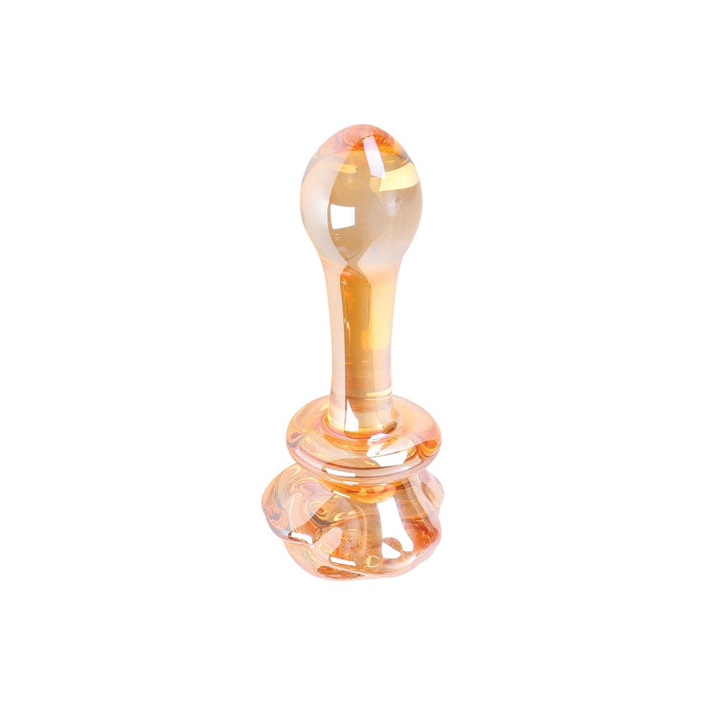 nobü® Glass Gems Honey Rosebud Plug - Rolik®