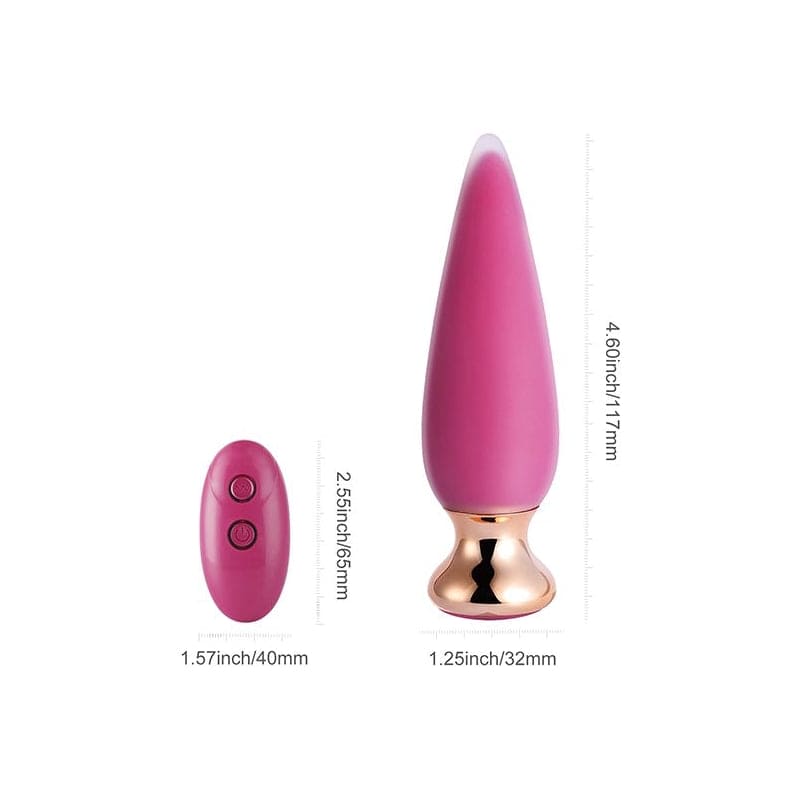 Doro Plus Remote Vibrating Anal Plug - Rolik®