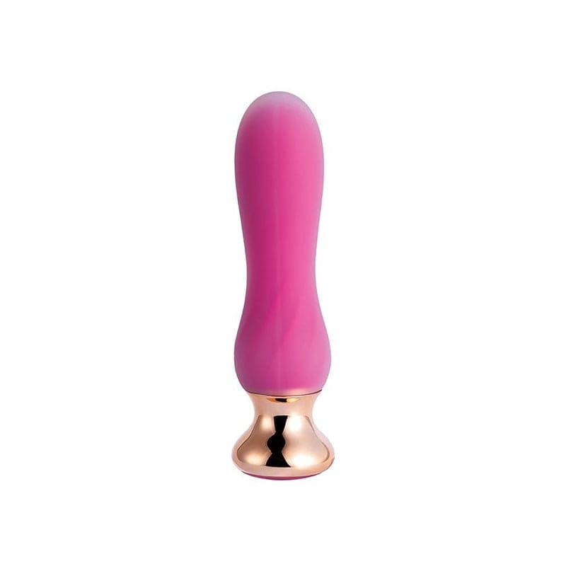 Pink Holic Curved Remote Vibrating Anal Plug - Rolik®