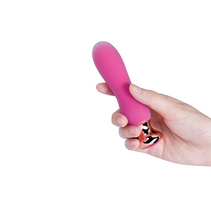 Pink Holic Curved Remote Vibrating Anal Plug - Rolik®