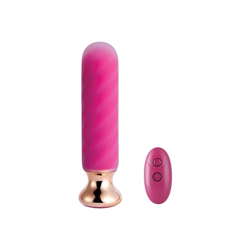 Honey Play Box Rose Twister Hands-Free Remote Vibrating Anal Plug - Rolik®