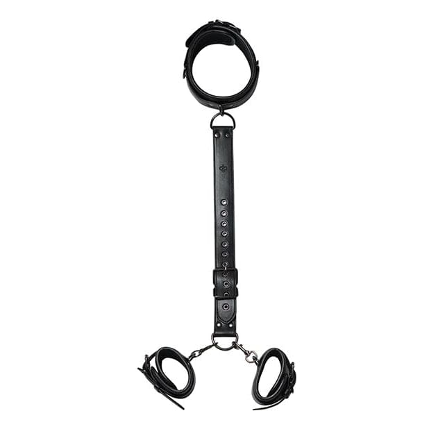 Kinky Play Box Locking Harness Collar to Wrist Restraints - Rolik®