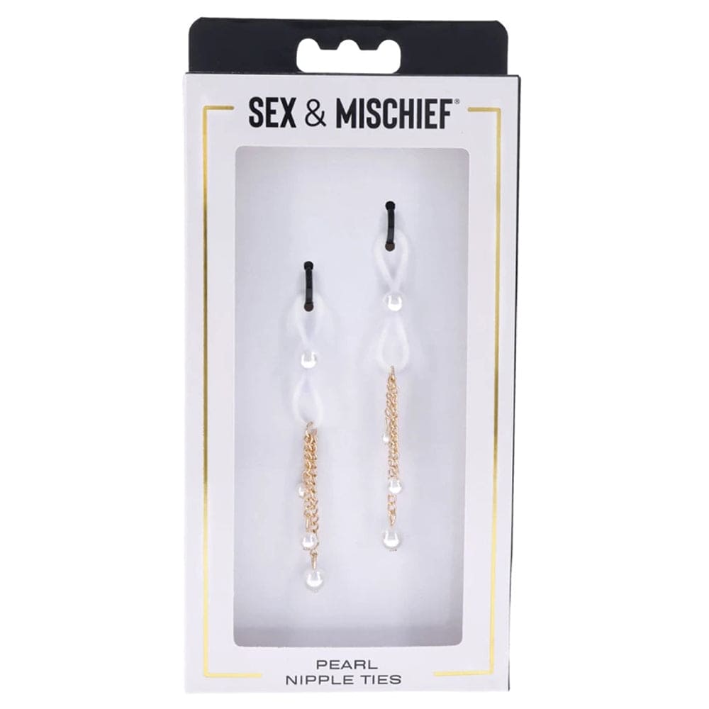 Sportsheets® Sex & Mischief® Pearl Nipple Ties - Rolik®