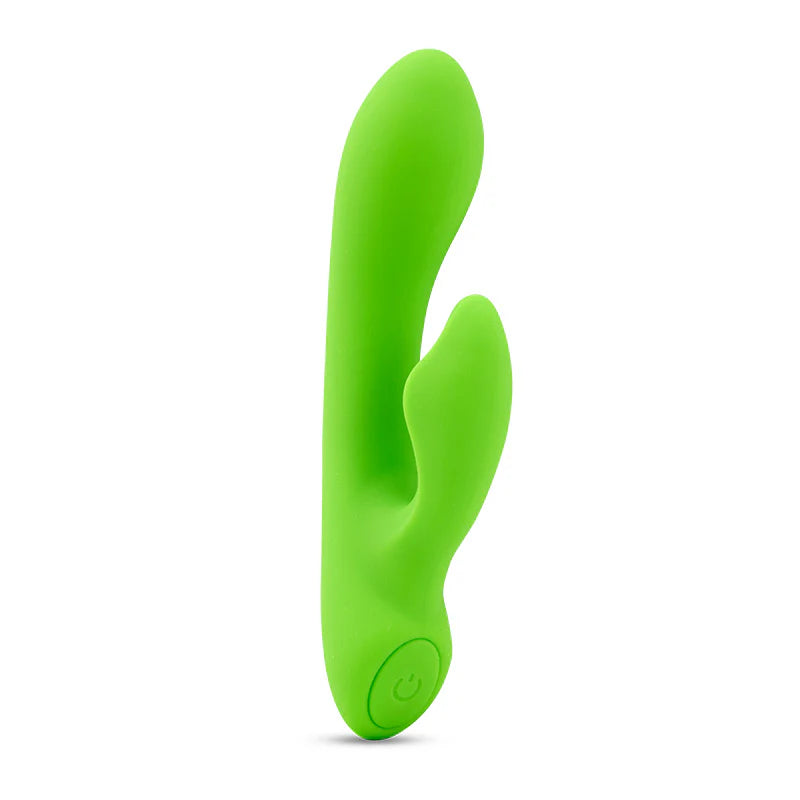 Nu Sensuelle Nubii Jolie Mini Rabbit Vibrator Green - Rolik®