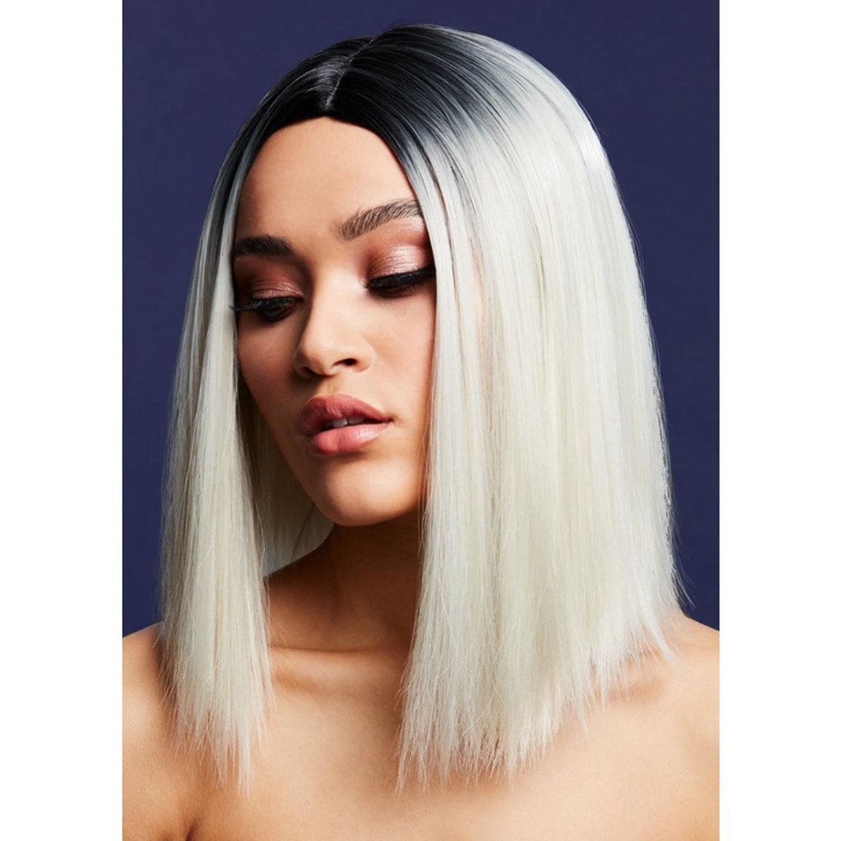Two Toned Blend Ice Blonde Kylie Wig