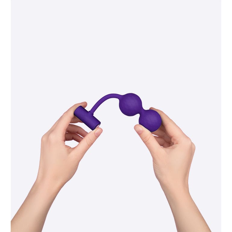 FemmeFunn Momenta Rechargeable Remote-Controlled Silicone Kegel Balls Purple - Rolik®