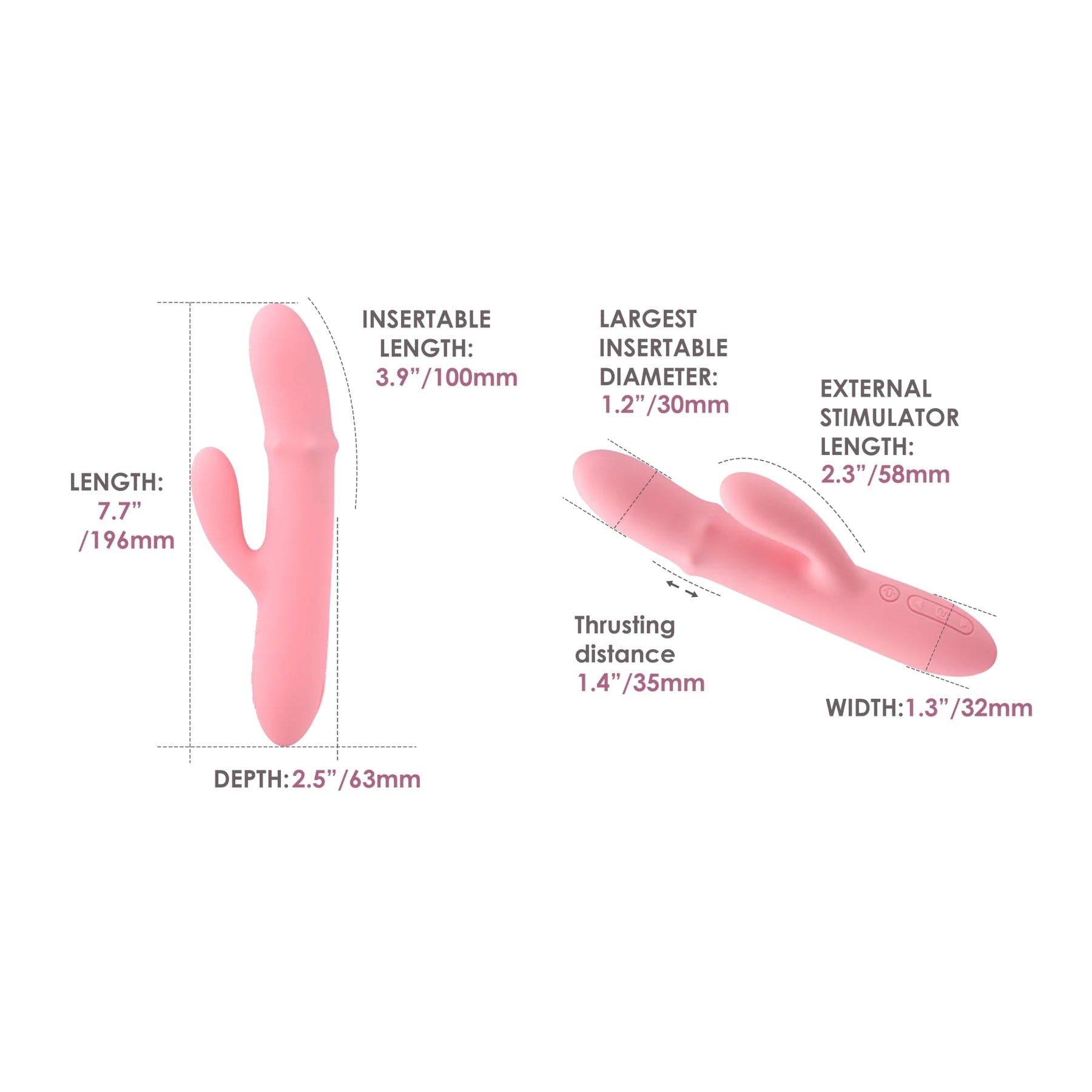 Svakom Mora Neo Smart Rabbit Vibrator with Thrusting Beads - Rolik®