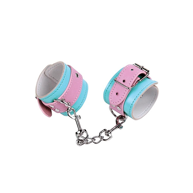 nobü® Fetish Handcuffs Blue/Pink - Rolik®