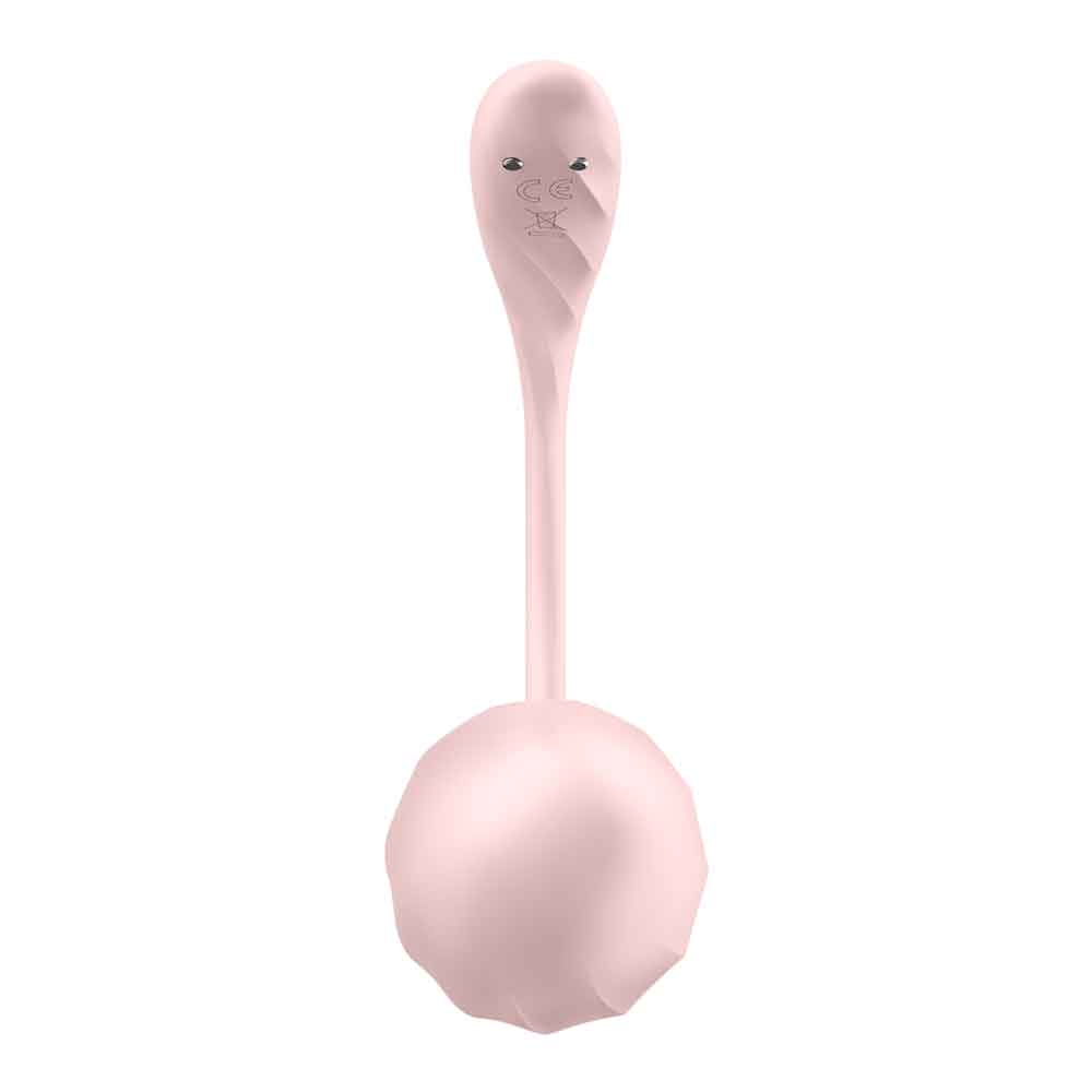 Satisfyer Ribbed Petal Smart Remote Wearable Vibrator Pink - Rolik®