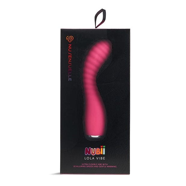 Nu Sensuelle Nubii Lola Flexible Warming Vibrator Pink - Rolik®