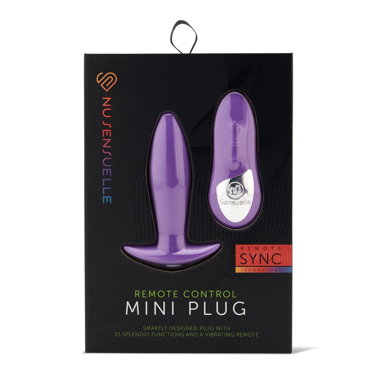 Nu Sensuelle Remote Control 15 Function Mini Plug Purple - Rolik®