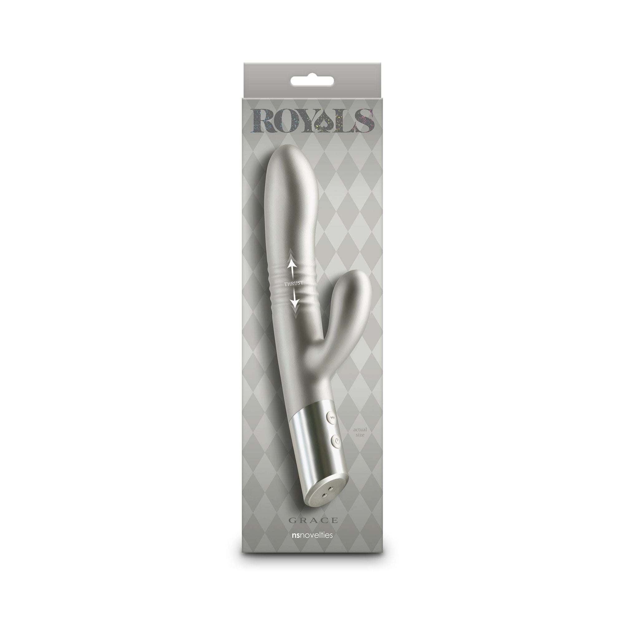 NS Novelties Royals Grace Thrusting Rabbit Vibrator - Rolik®