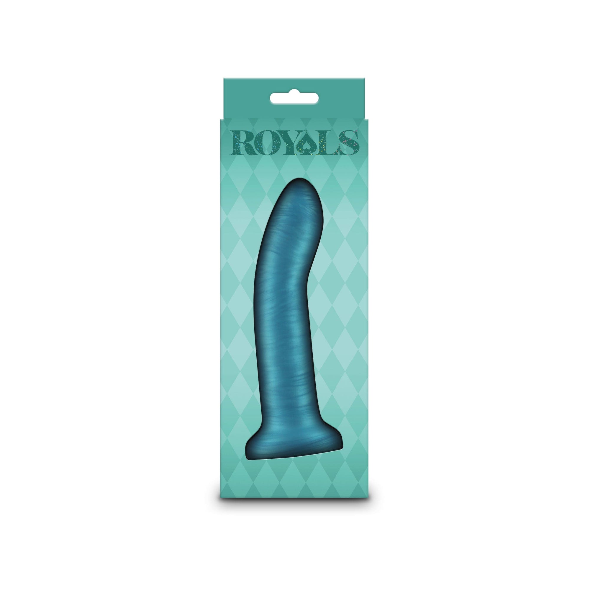 NS Novelties Royals Charlie Silicone Dildo 6" Teal - Rolik®