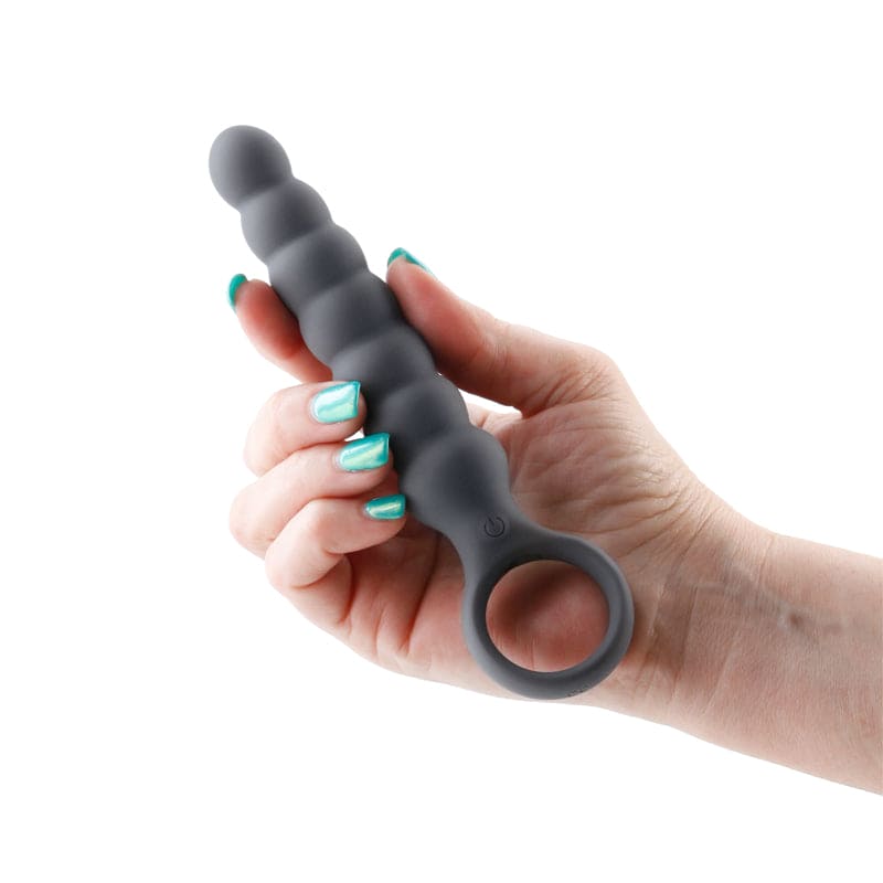 NS Novelties Desire Lucent Flexible Beaded Vibrator Gray - Rolik®