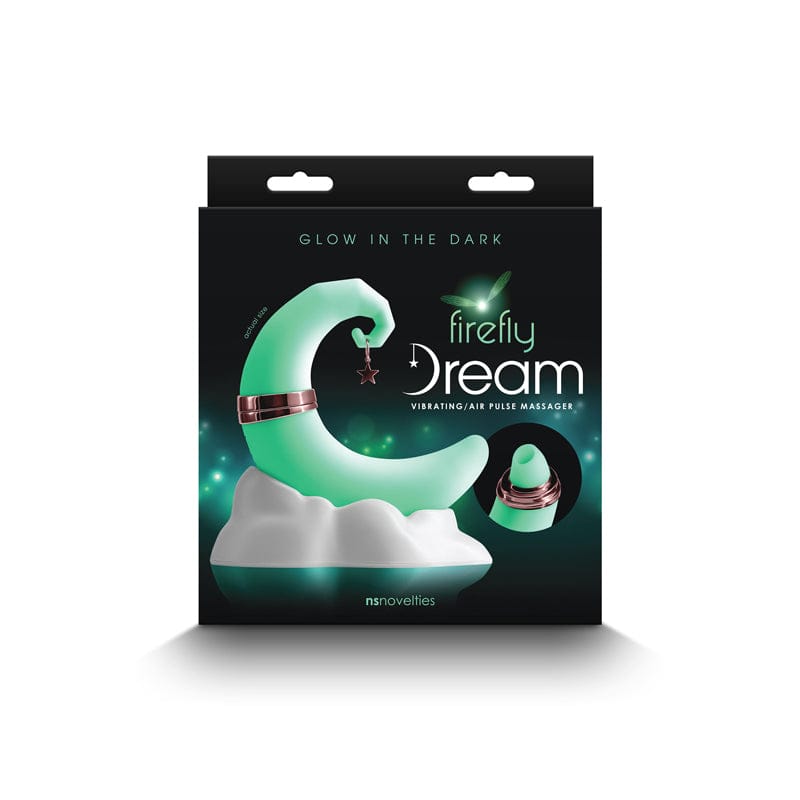 NS Novelties Firefly Dream Glow in the Dark Vibrating Air Pulse Massager - Rolik®