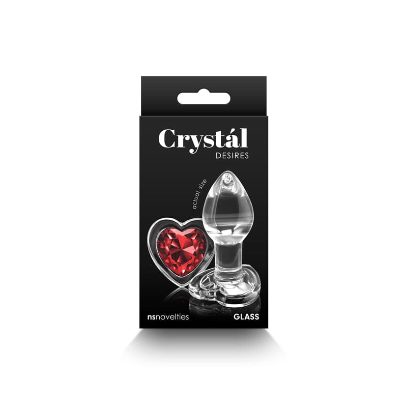 Crystal Desires Red Heart Plug
