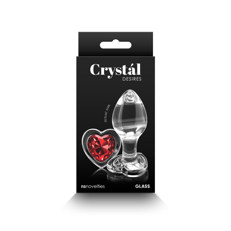 Crystal Desires Plug Corazón Rojo