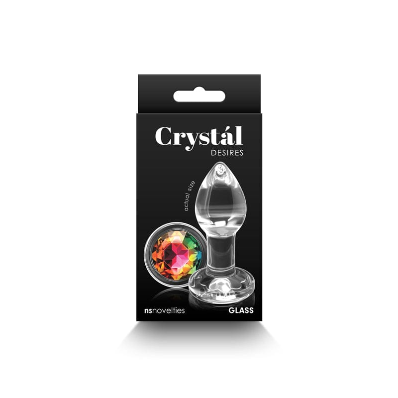 NS Novelties Crystal Desires Rainbow Gem Plug Small - Rolik®