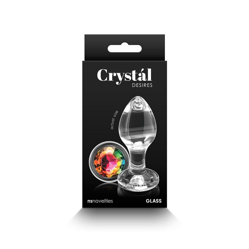 NS Novelties Crystal Desires Rainbow Gem Plug Medium - Rolik®