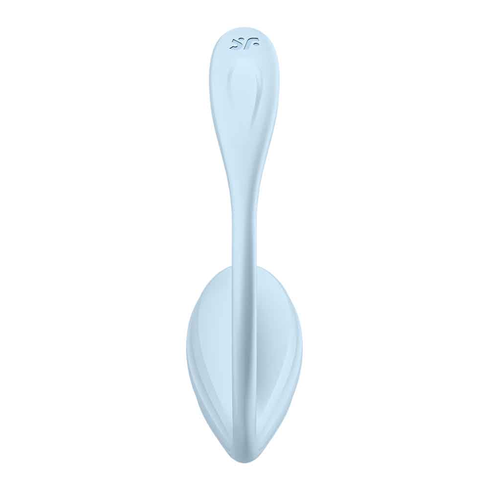 Satisfyer Smooth Petal Smart Wearable Vibrator Light Blue - Rolik®