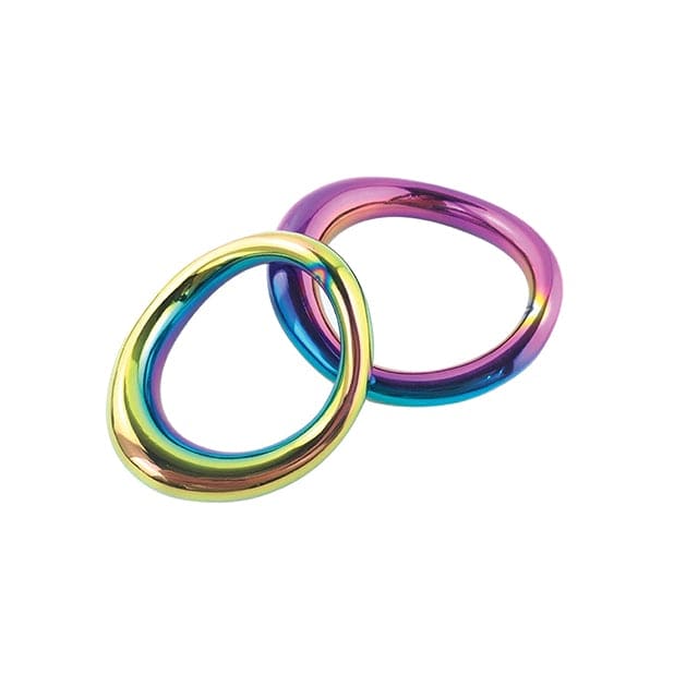 Plesur 1.75&quot; Rainbow Stainless Steel C-Ring - Rolik®