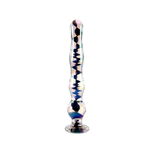 Playboy Pleasure Jewels Wand Glass Dildo - Rolik®