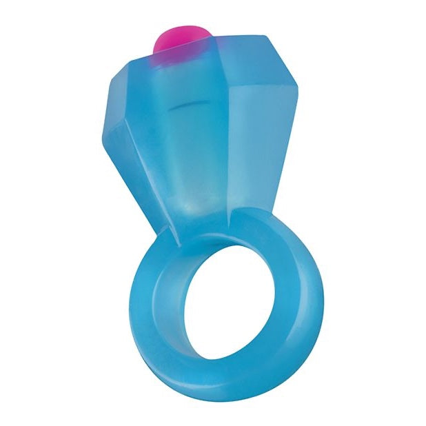 Rock Candy Toys® Bling Pop™ Vibrating C-Ring Blue - Rolik®