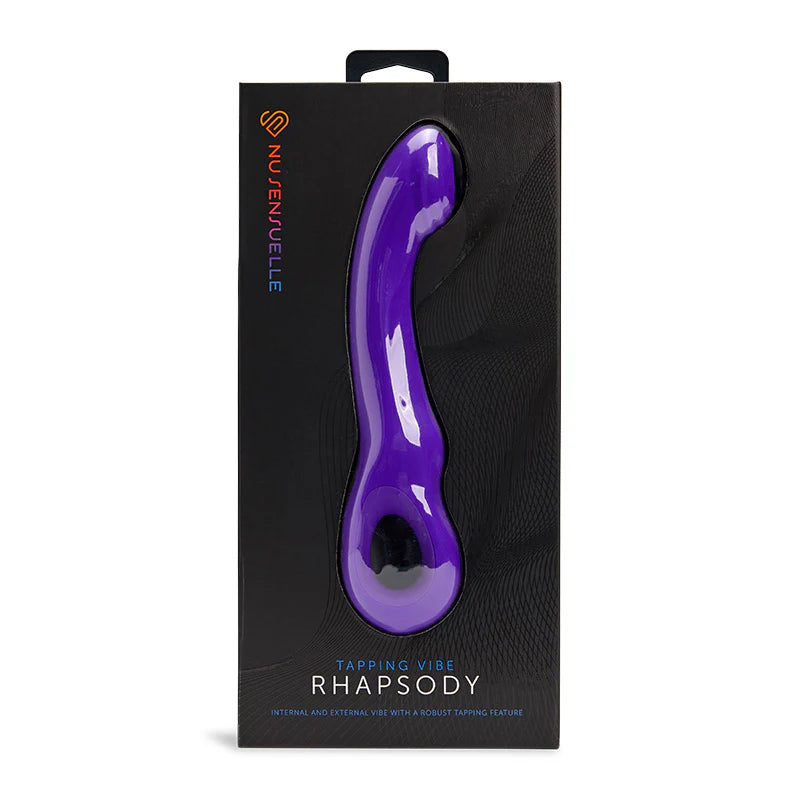 Nu Sensuelle Rhapsody Tapping Vibrator Purple - Rolik®