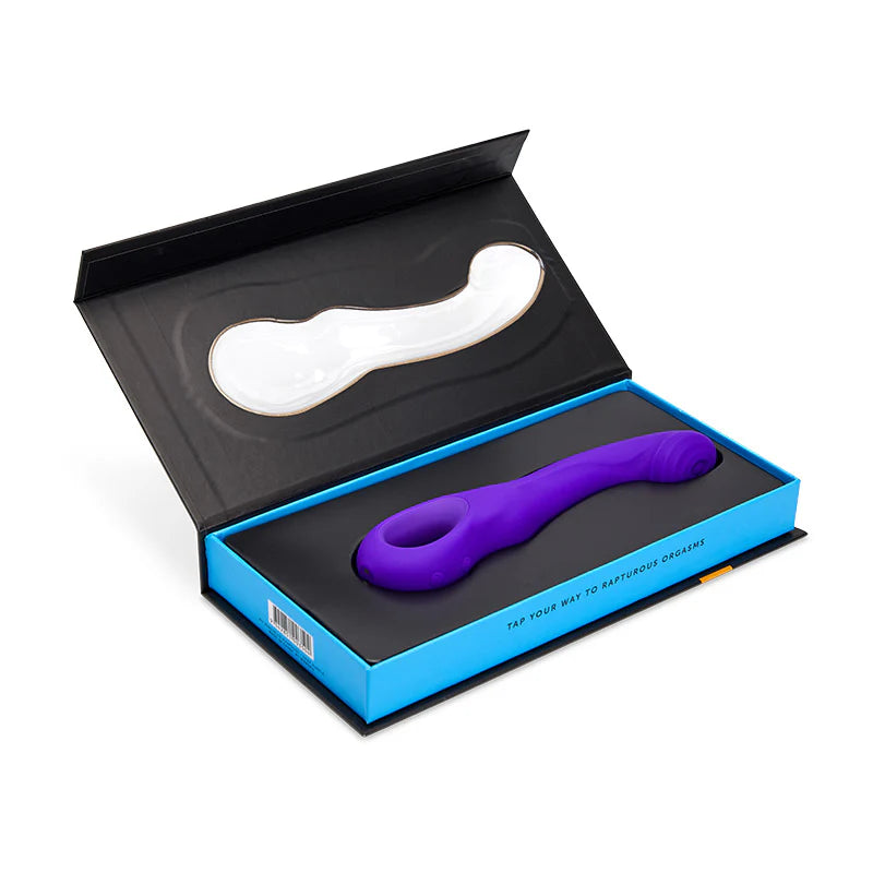 Nu Sensuelle Rhapsody Tapping Vibrator Purple - Rolik®