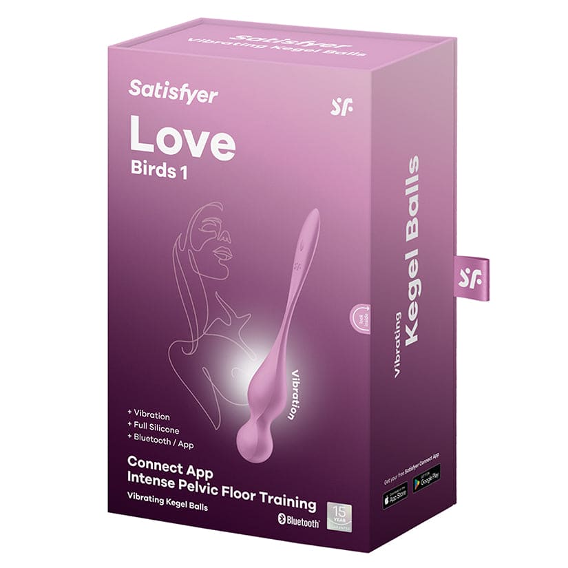 Satisfyer Love Birds 1 Smart Vibrating Kegel Balls Pink - Rolik®