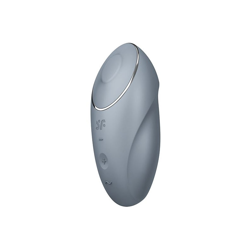 Satisfyer Tap & Climax 1 Tapping Lay-On Vibrator Gray - Rolik®