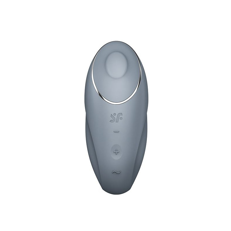 Satisfyer Tap & Climax 1 Tapping Lay-On Vibrator Gray - Rolik®