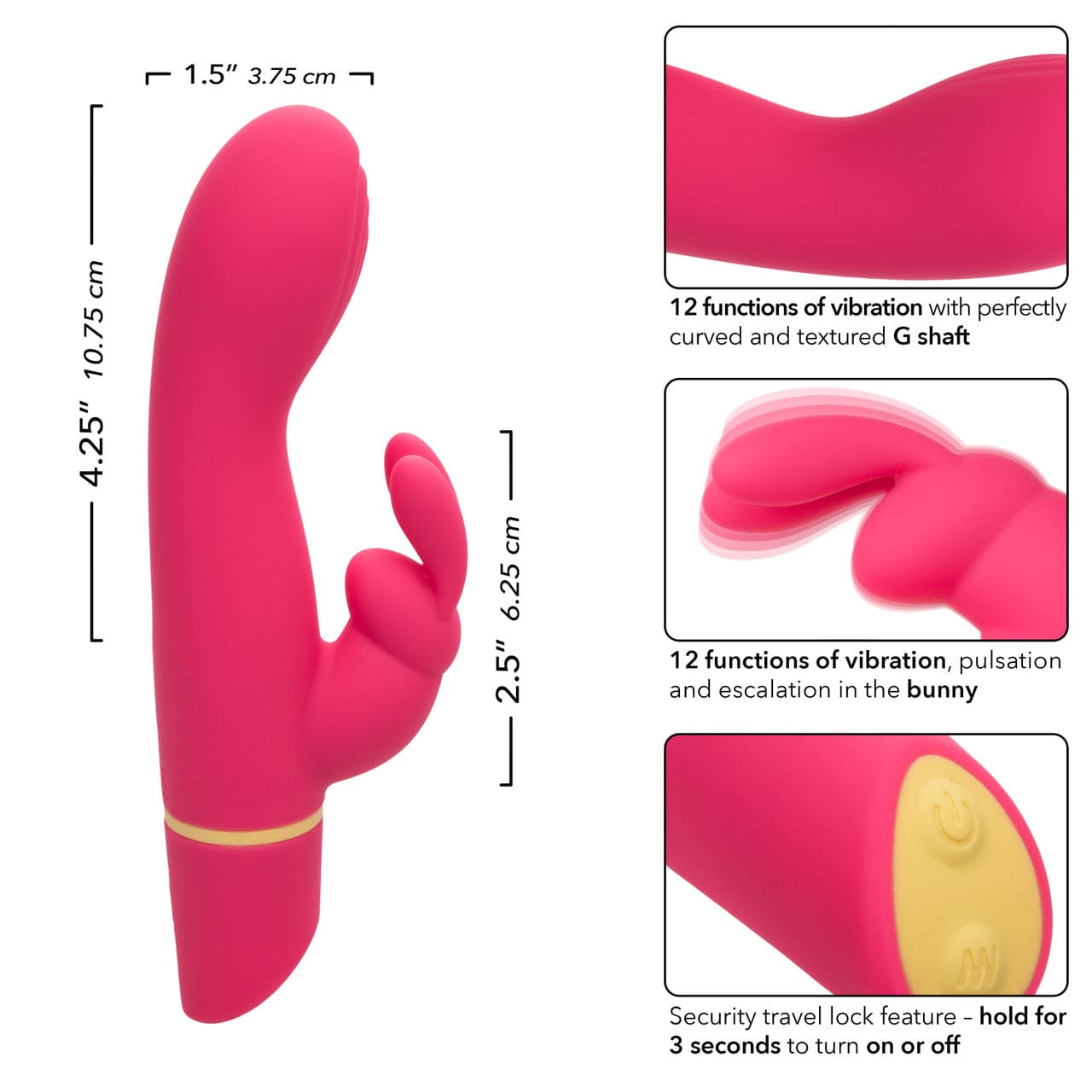 CalExotics® Love Bunny™ Vibrating “G” Bunny Vibrator - Rolik®