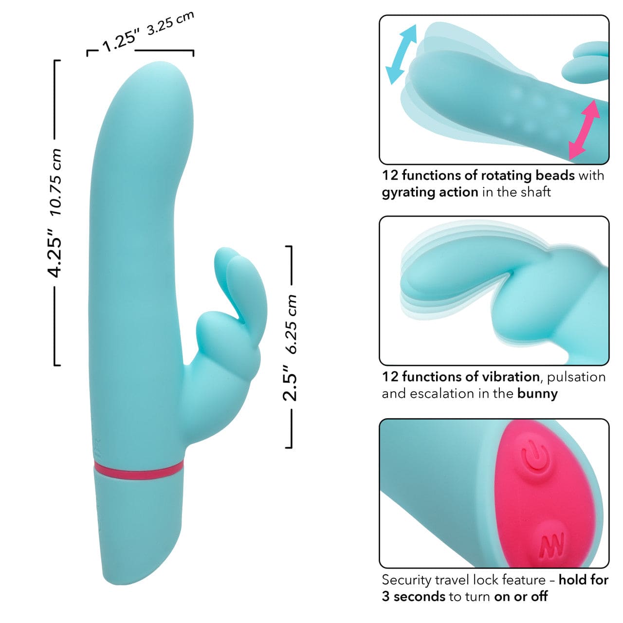 CalExotics® Love Bunny™ Rotating Bunny Vibrator - Rolik®