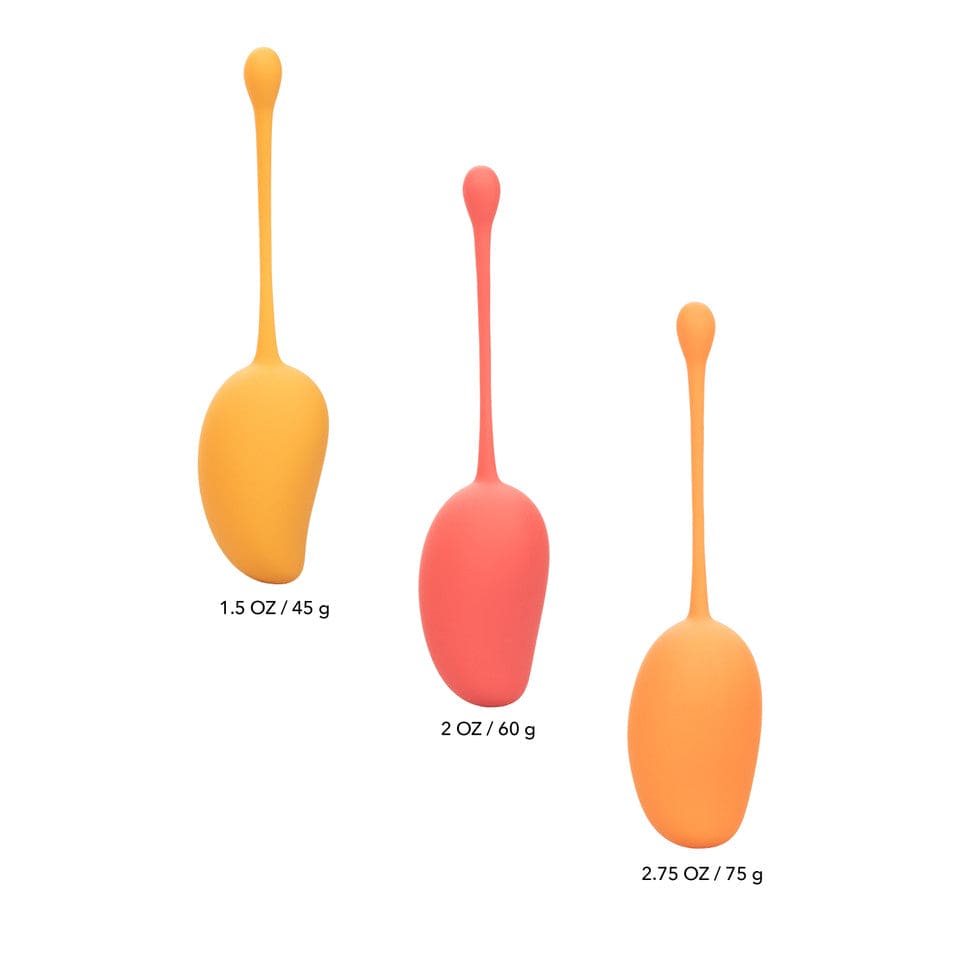 CalExotics® Mango 3-Piece Kegel Training Set - Rolik®