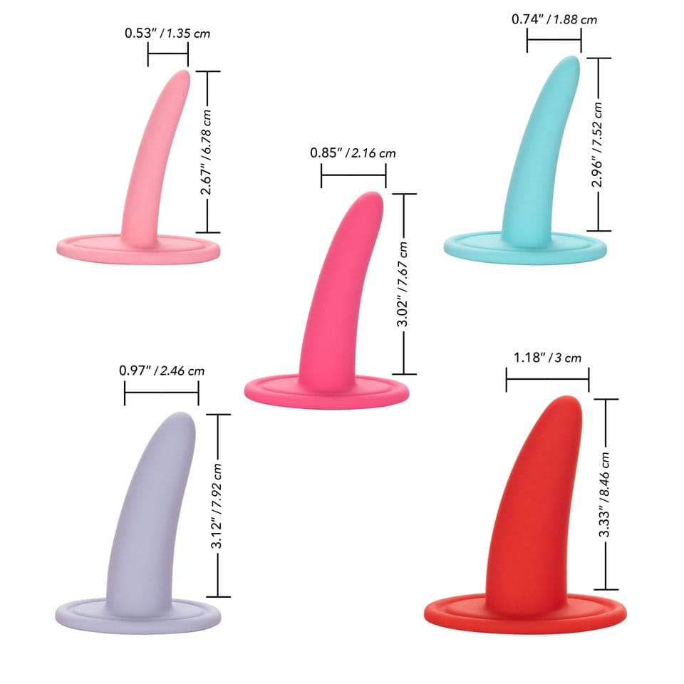 CalExotics® She-ology® 5 Piece Wearable Vaginal Dilator Set - Rolik®